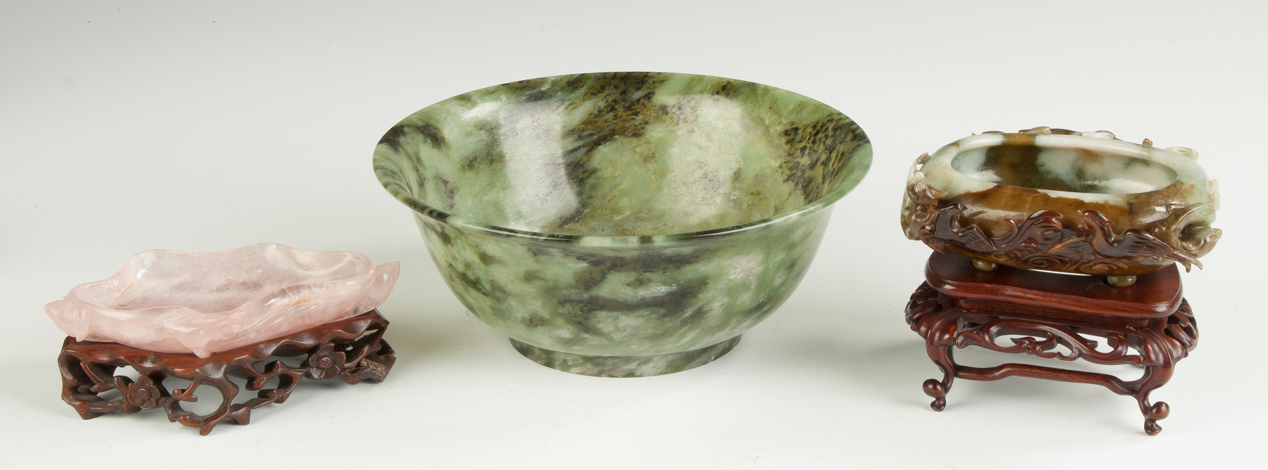 Appraisal: Spinach Jade Bowl th cent