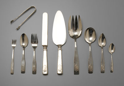 Appraisal: Schofield Sterling Elizabeth Tudor Flatware Baltimore Maryland th century pieces