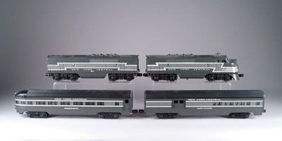 Appraisal: MODERN LIONEL NYC F PASSENGER SET ABA locos and coaches