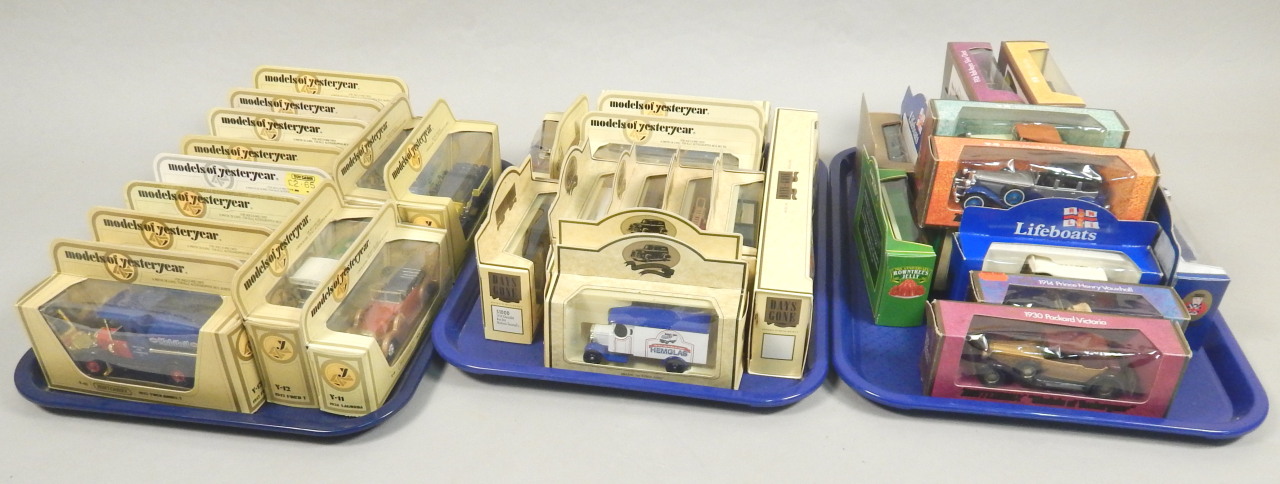 Appraisal: Various Models of Yesteryear and other diecast vehicles trays