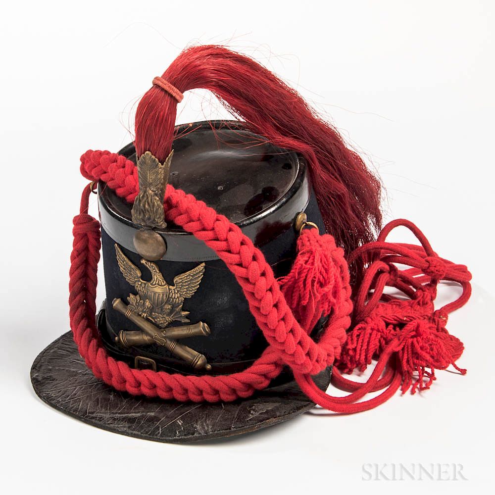 Appraisal: U S Model Light Artillery Shako U S Model Light