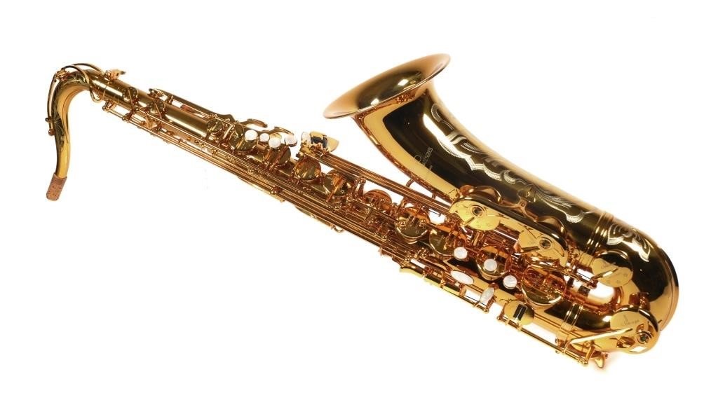 Appraisal: B and S Chicago Jazz Series gold lacquer tenor saxophone