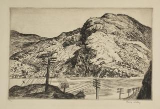 Appraisal: Harry Herman Wickey - Two Etchings each signed Harry Wickey