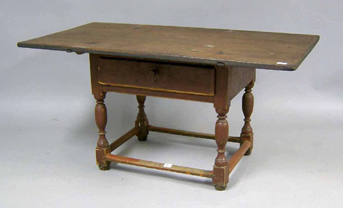 Appraisal: Scandinavian painted pine tavern table th c h w