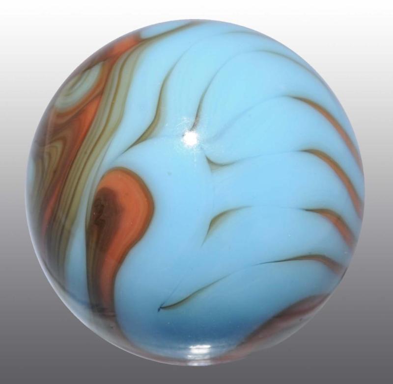 Appraisal: Christensen Flame Marble Description Original surface with light blue base