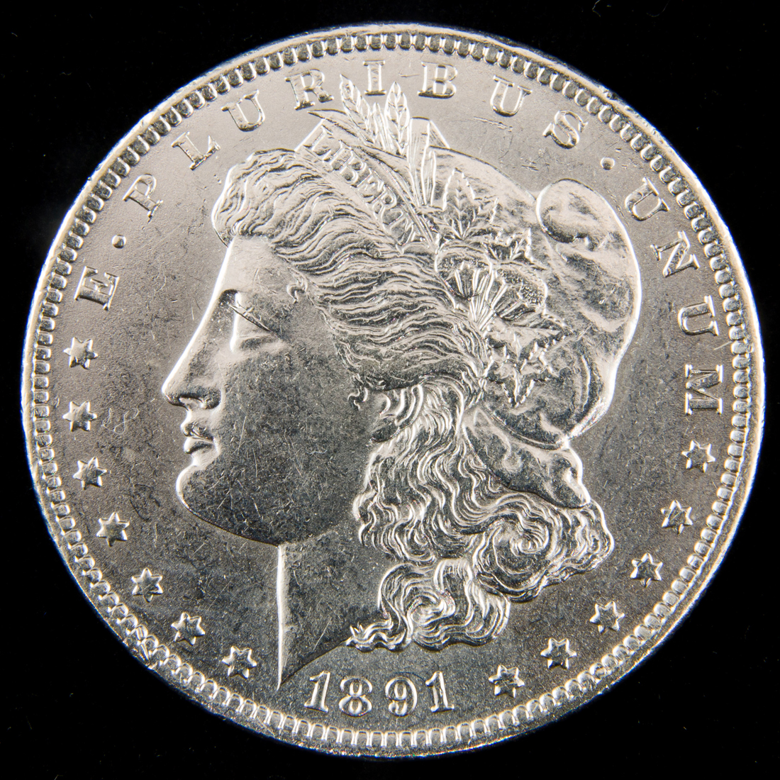 Appraisal: CC MORGAN SILVER DOLLAR CHBU CC Morgan Silver Dollar ChBU