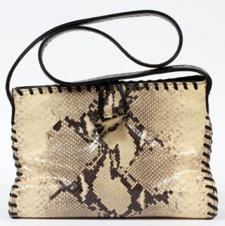 Appraisal: DONALD J PLINER FAUX SNAKESKIN PURSE DONALD J PLINER FAUX