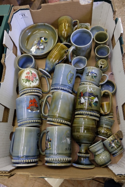 Appraisal: A collection of pottery to include quantity of irish Wade