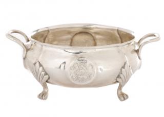 Appraisal: Early Anton Michelsen Silver Footed Bowl Anton Michelsen Danish -