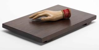 Appraisal: Rapping Hand Asuza Owen Magic Supreme ca A carved wooden