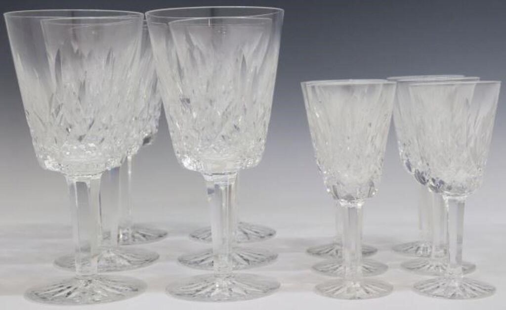 Appraisal: lot of Waterford cut crystal stemware in the Lismore pattern