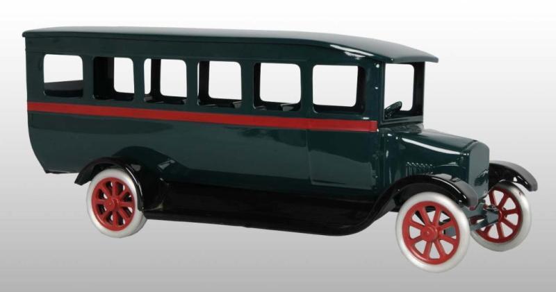 Appraisal: Pressed Steel Flivver Bus Toy Description Cowdery Toy Works prototype