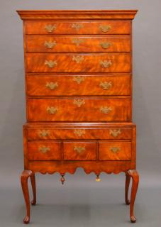 Appraisal: Massachusetts QA Highboy An th century Massachusetts Queen Anne Period