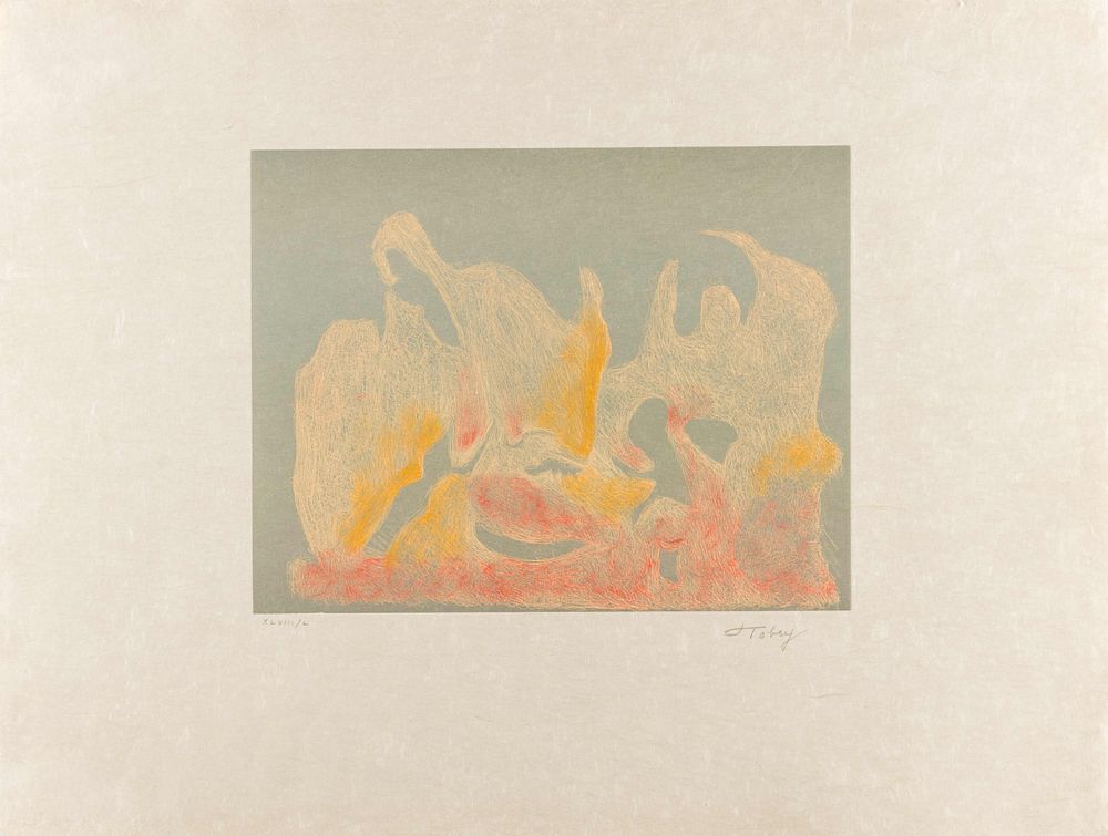 Appraisal: Mark Tobey American - The Awakening Dawn Mark Tobey American