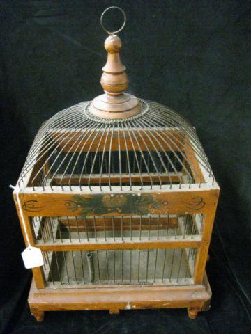 Appraisal: Wood Metal Bird Cage x tall