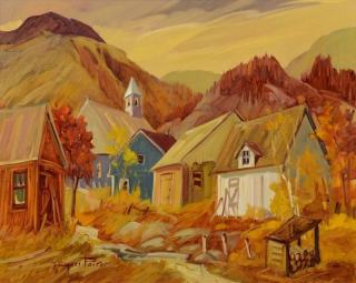 Appraisal: Jacques Poirier Fall Landscape painting Jacques Poirier Canadian b Dans