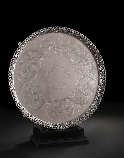 Appraisal: Large South American Silver Salver late th or early th