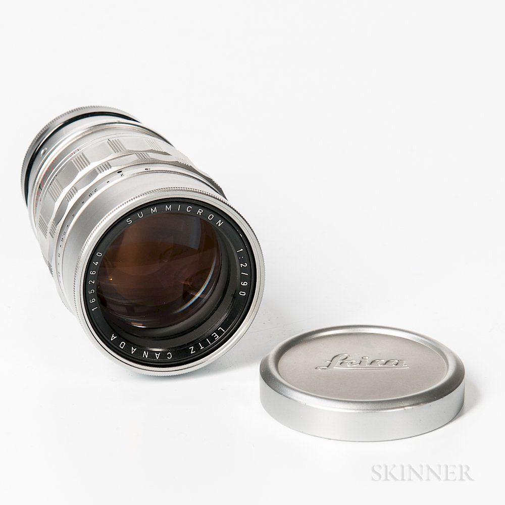 Appraisal: Leitz mm Summicron Bayonet-mount Lens Leitz mm Summicron Bayonet-mount Lens