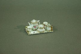 Appraisal: A child's miniature part set in porcelain decorated with pink