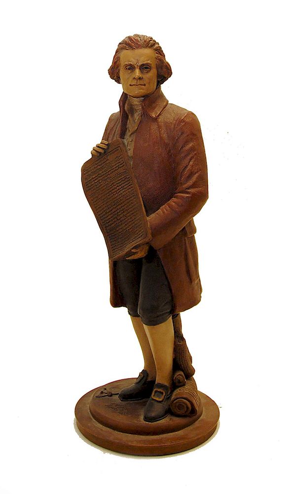 Appraisal: President Thomas Jefferson Tom Clark Statue President Thomas Jefferson Tom