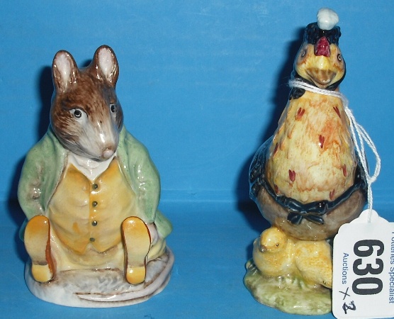 Appraisal: Beswick Beatrix Potter Figures Sally Henny Penny and Samuel Whiskers