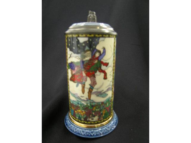 Appraisal: Fine Porcelain Collector's Stein Russian Fairy Tales by Viking Penguin