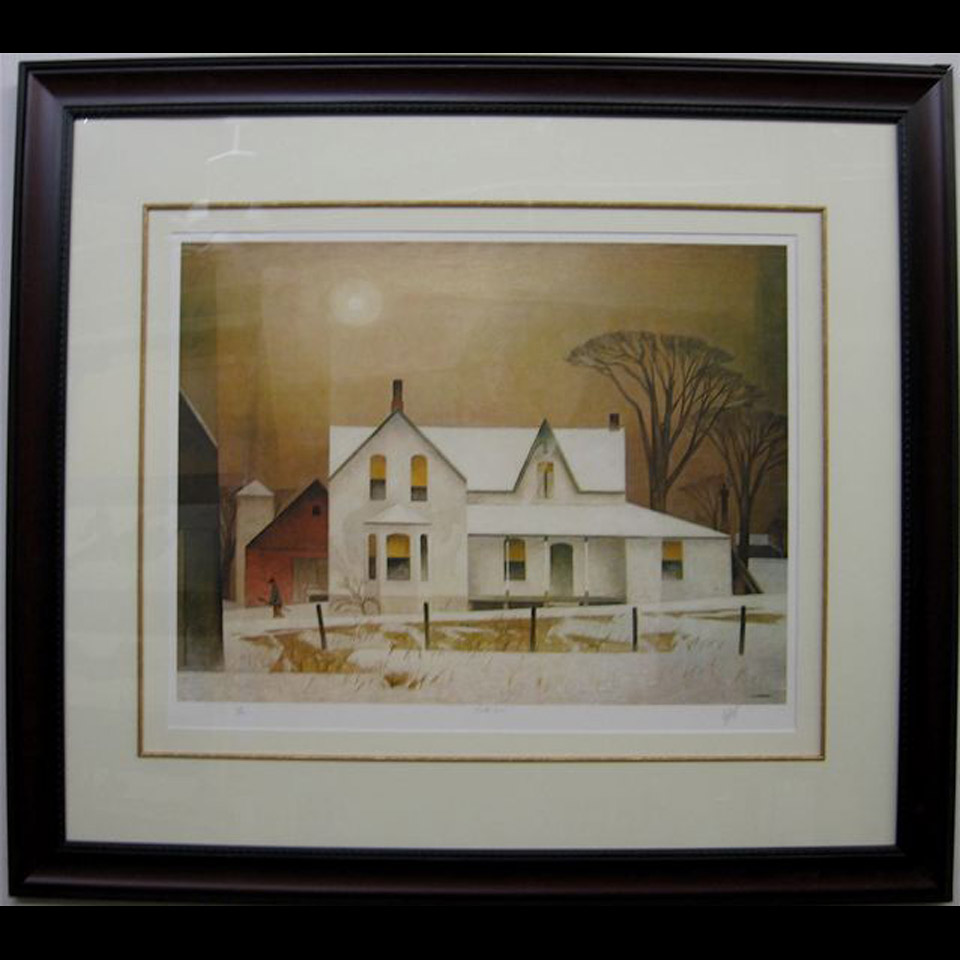 Appraisal: WINTER SUN ALFRED JOSEPH CASSON - CANADIAN LIMITED EDITION PRINT