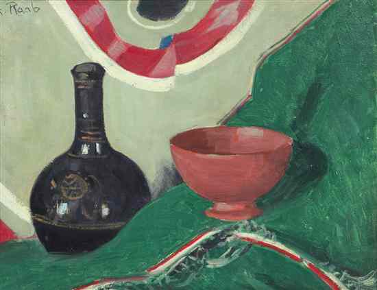 Appraisal: George Raab American - Still Life with Bowl oil on