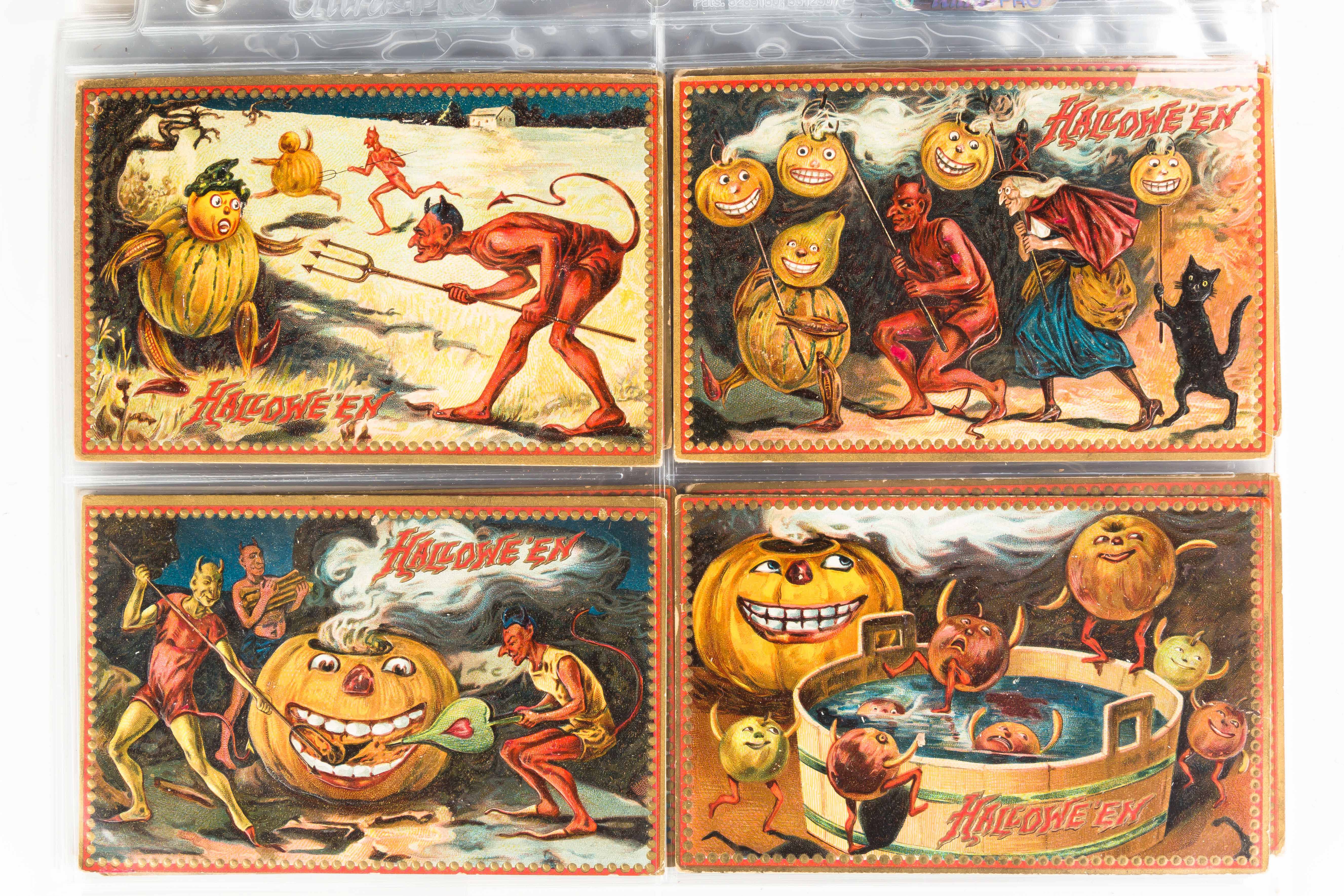 Appraisal: Halloween Postcard Collection total