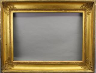 Appraisal: Carved Gilded Hudson River Style Frame Carved Gilded Hudson River