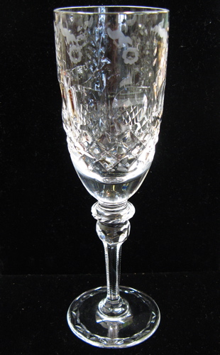 Appraisal: TWENTY-SEVEN PIECE ROGASKA CRYSTAL STEMWARE SET in the Gallia pattern