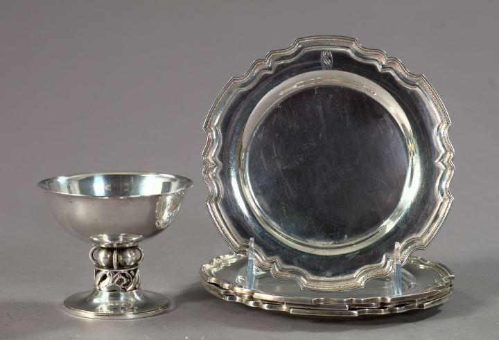 Appraisal: Group of Five Sterling Silver Items first quarter th century