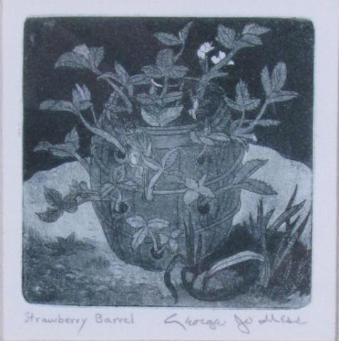 Appraisal: George Jo Mess - x in sight Etching and aquatint