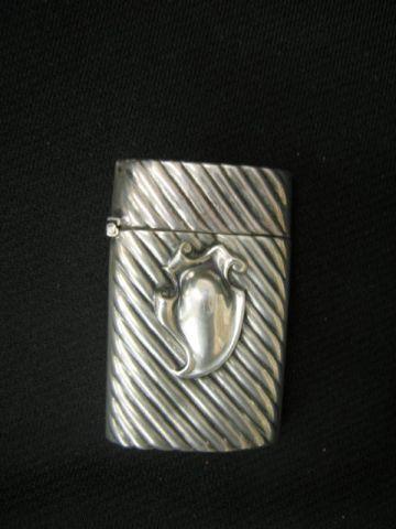 Appraisal: Sterling Silver Match Safe