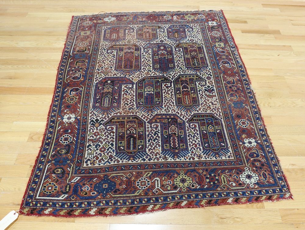 Appraisal: Antique And Finely Hand Woven Area Carpet From a Nyack