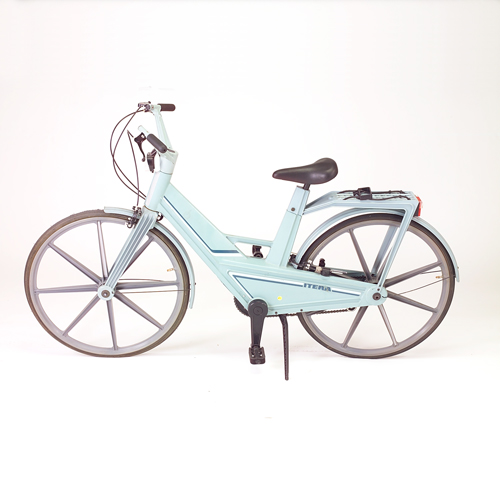 Appraisal: Itera Switzerland all-composition plastic bicycle with original teal fenders and