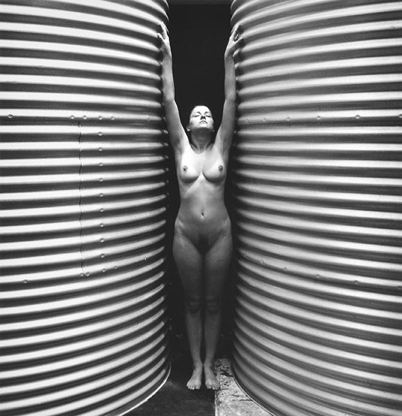 Appraisal: REX DUPAIN born Nude and Water Tanks silver gelatin print