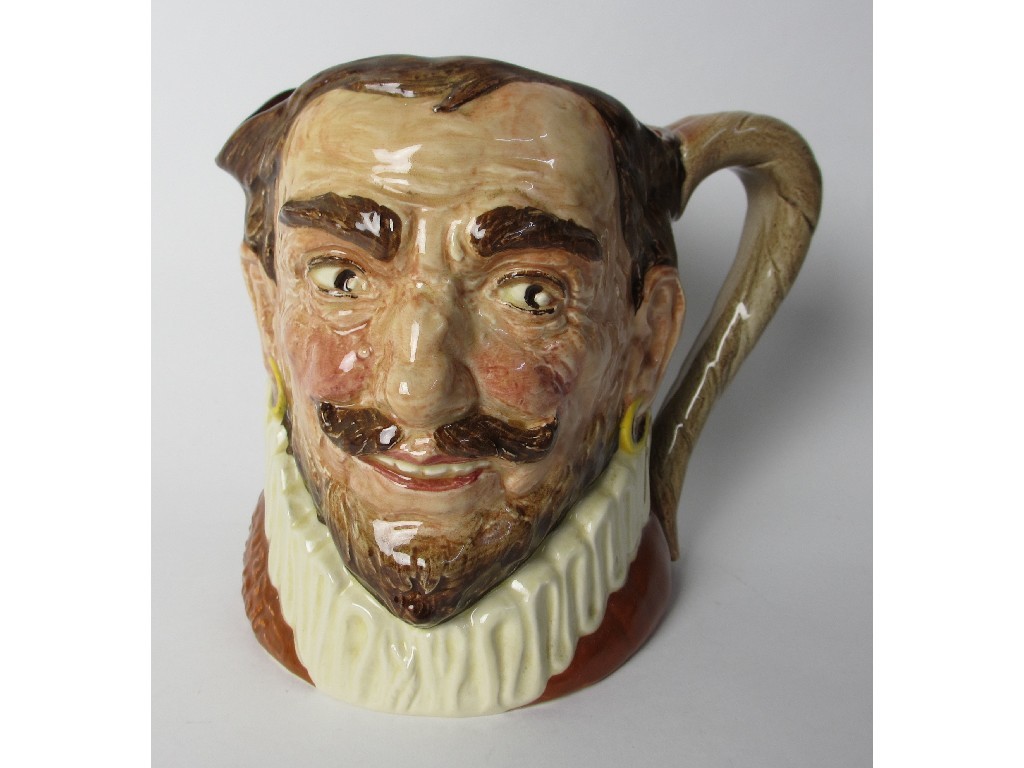 Appraisal: A rare Royal Doulton 'Hatless' Sir Francis Drake character jug