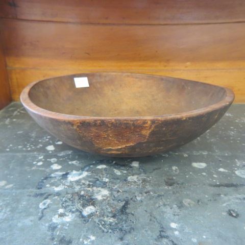 Appraisal: Early Wooden Dough Bowl