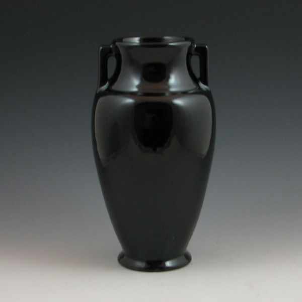 Appraisal: Roseville Rosecraft Black - '' vase Unmarked Excellent '' tall