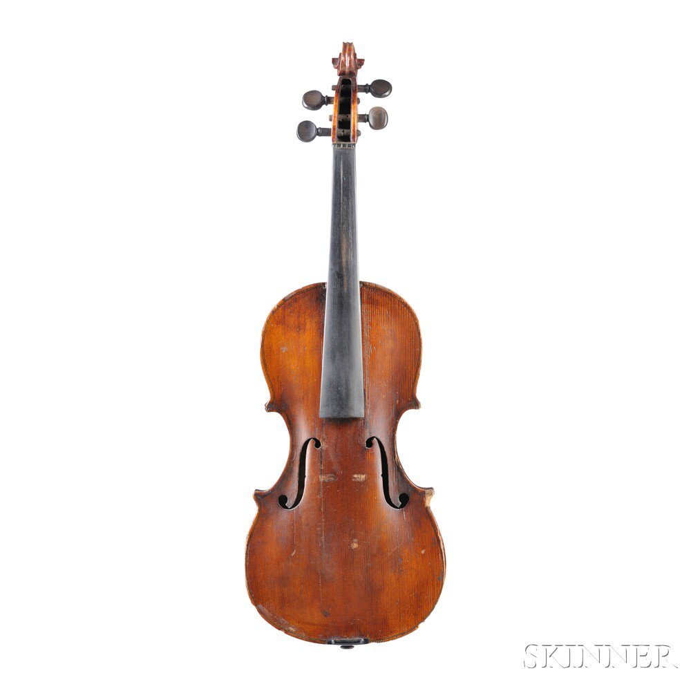 Appraisal: Child's -size Violin for restoration unlabeled length of back mm