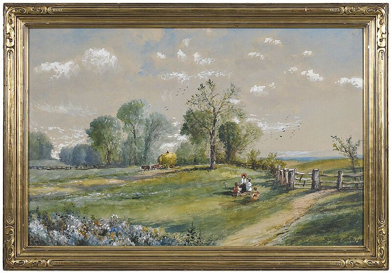 Appraisal: Edmund Darch Lewis American - Summer Idyll signed lower right