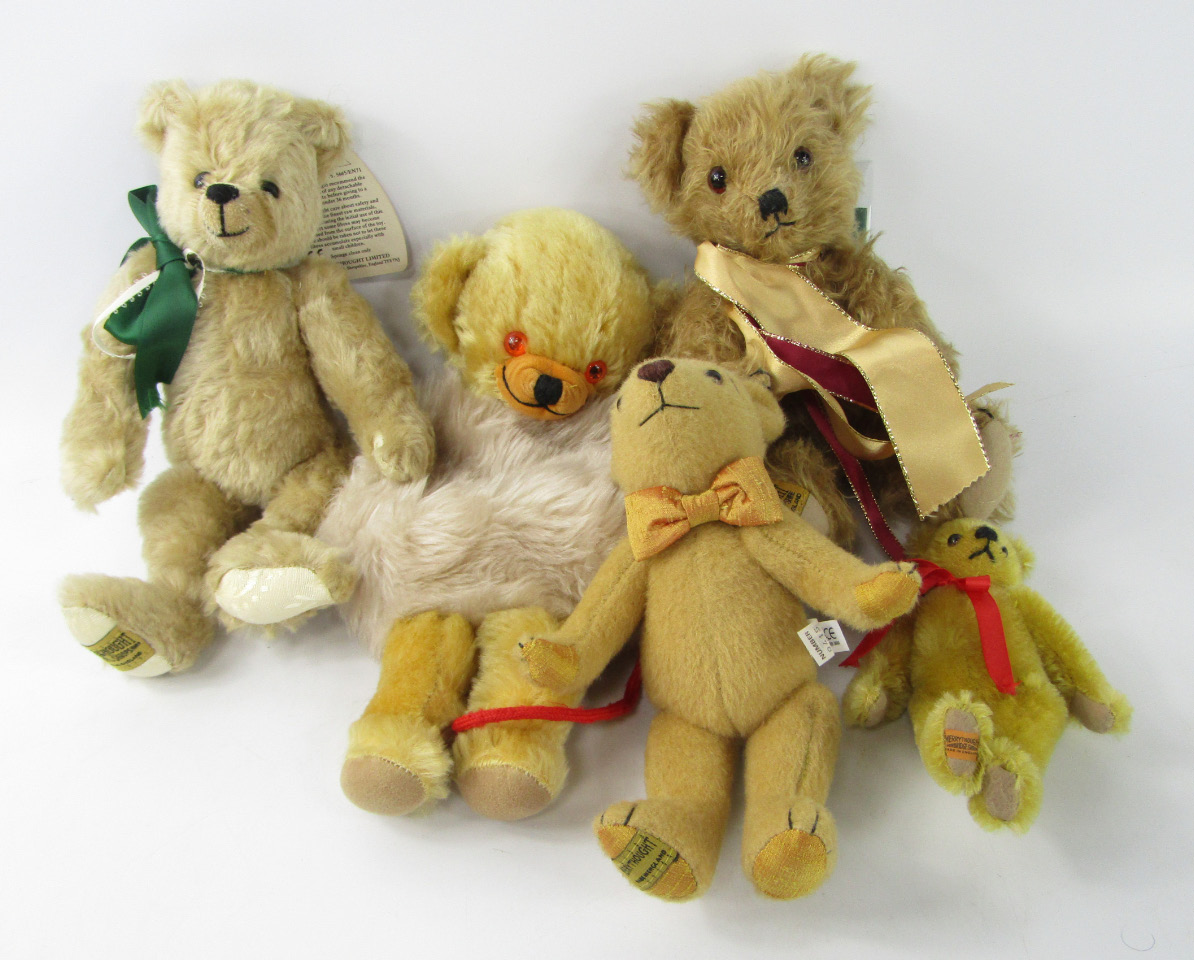 Appraisal: A Merrythought Brandy Butter teddy bear limited edtion three further