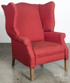 Appraisal: Contemporary wing back recliner Provenance Barbara Hood's Country Store West