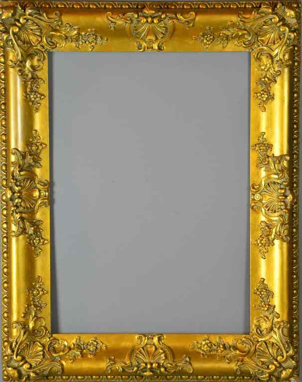 Appraisal: Antique Rococo Gilt FrameElaborately carved frame exterior measurement '' x