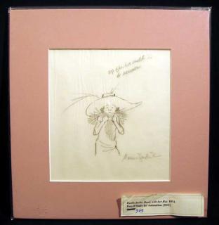 Appraisal: Maurice Sendak REALLY ROSIE ROSIE WITH HER HAT Original Artist