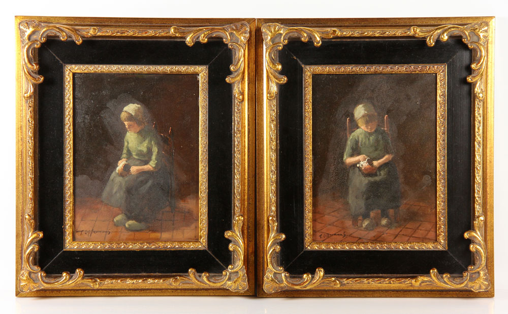 Appraisal: - Offermans Two Paintings O P Tony Offermans Dutch -