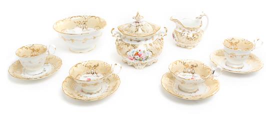 Appraisal: Sale Lot A Rockingham Porcelain Dessert Service early th century