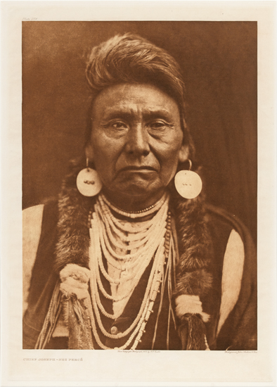 Appraisal: CURTIS EDWARD S - Chief Joseph Nez Perc Photogravure on