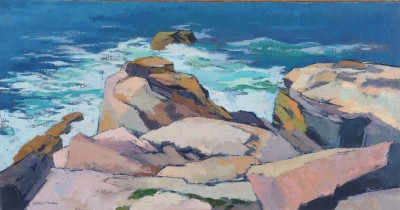 Appraisal: Pemiquid Coast Maine oil on canvas x SLL Artist American